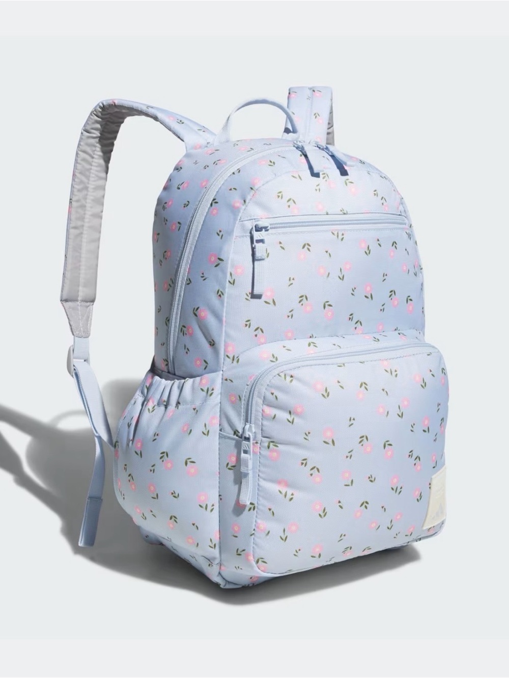 adidas Light Blue Floral Kids Backpack
